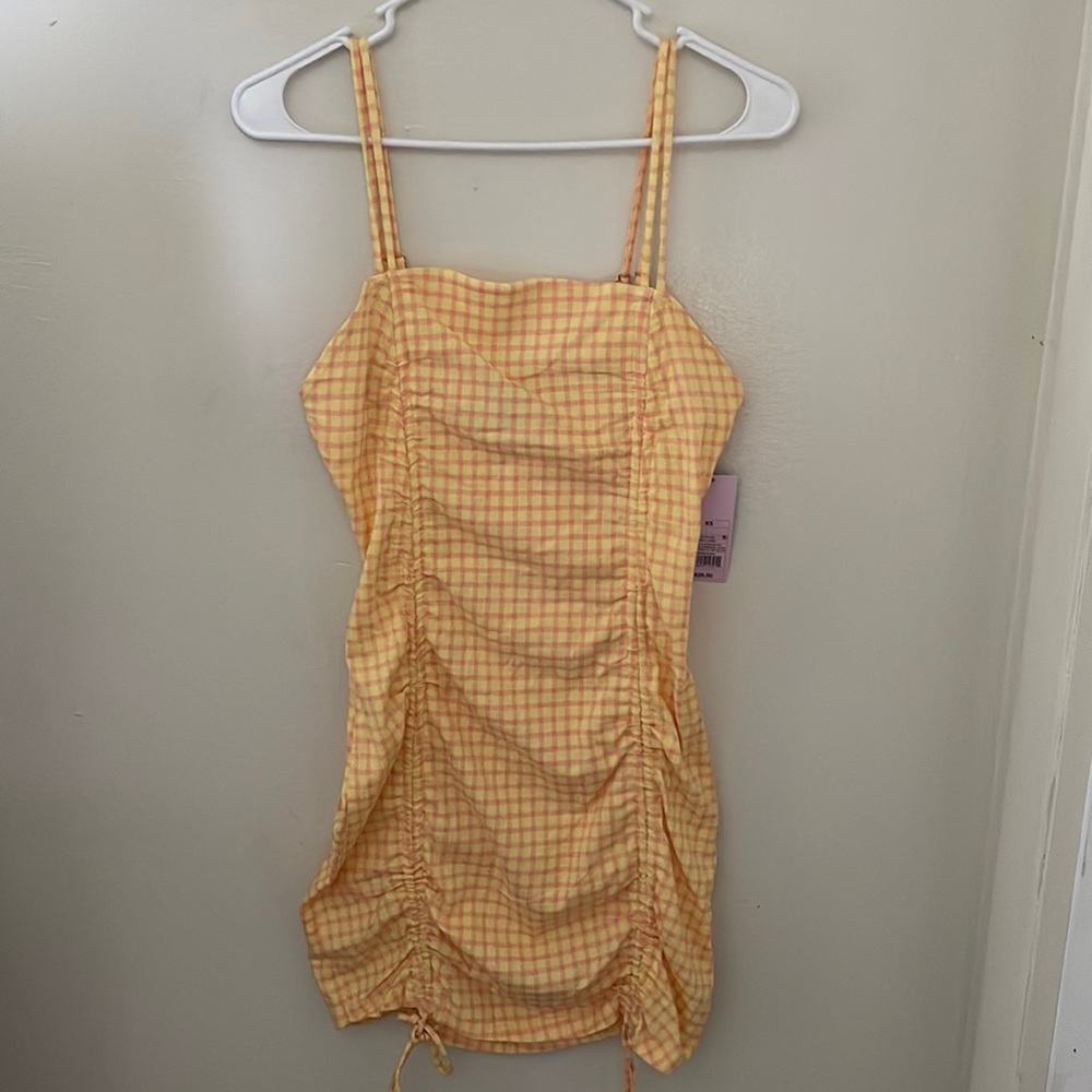 Wild Fable Yellow Plaid Dress<3